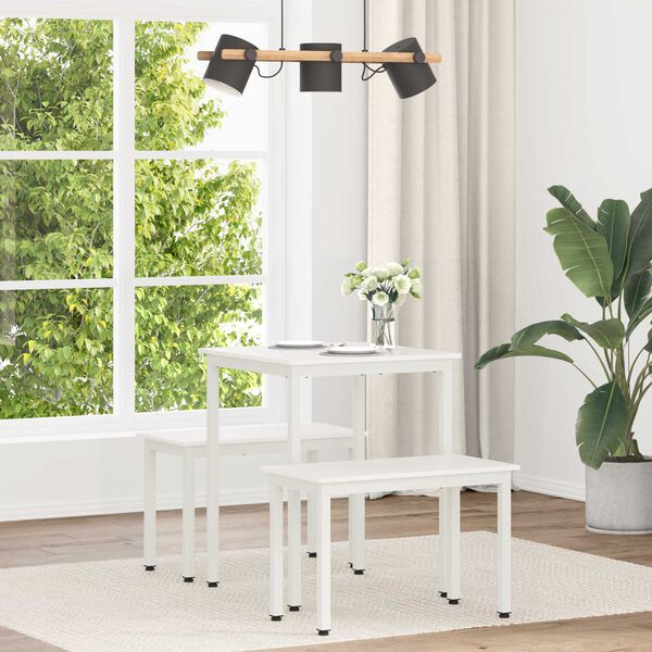 vidaXL Mesa de Comedor 60 x 60 x 75 cm Madera de pino macizo