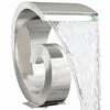 vidaXL Cascada para piscina con luz LED Acero inoxidable 304