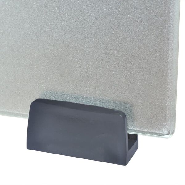 vidaXL Puerta corredera doble de vidrio