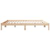 vidaXL Cama extralarga sin colch&oacute;n madera maciza de pino 200x220 cm
