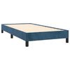 vidaXL Estructura de cama sin colch&oacute;n terciopelo azul oscuro 80x200 cm