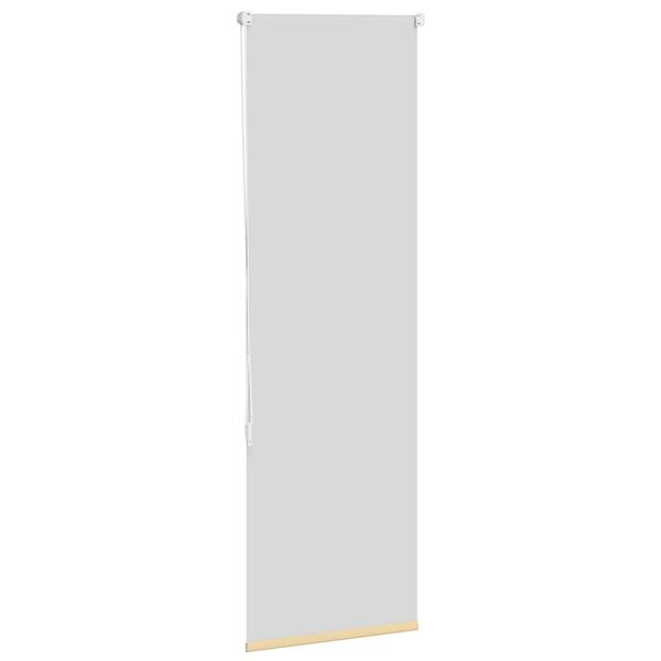 vidaXL Estor Enrollable Opaco Beige 45x130 cm Tela Ancho 40,7 cm