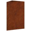 vidaXL Jardinera de acero corten 50x43x75 cm