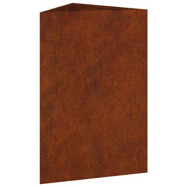 vidaXL Jardinera de acero corten 50x43x75 cm