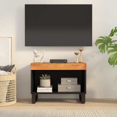 vidaXL Mueble de TV madera maciza de acacia 60x33x43,5 cm