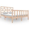vidaXL Estructura de cama madera maciza de pino 120x200 cm