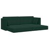 vidaXL Sof&aacute;-cama de piso 200cm Verde oscuro Terciopelo