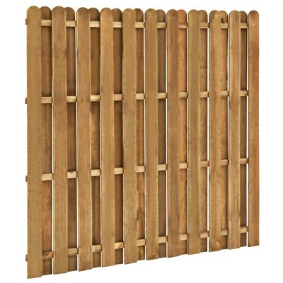 vidaXL Panel de valla de jardín madera de pino 180x170 cm