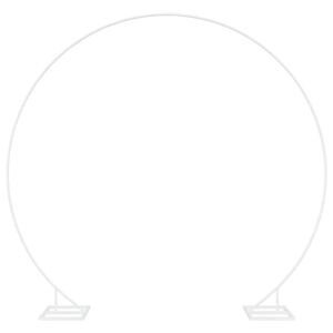 vidaXL Arco de boda sencillo Blanco 220 x 45 x 200 cm Acero