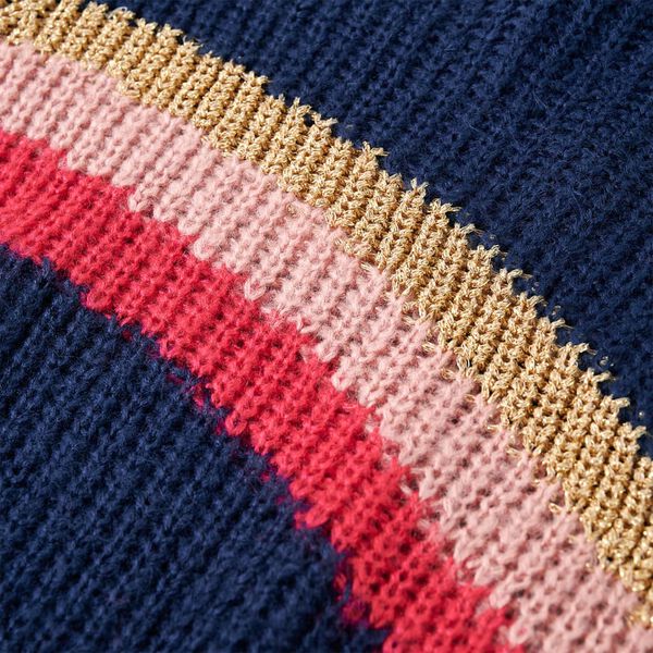 Jersey de punto infantil azul marino 128