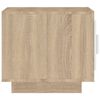 vidaXL Mesa de centro madera de ingenier&iacute;a blanco y Sonoma 51x50x45 cm