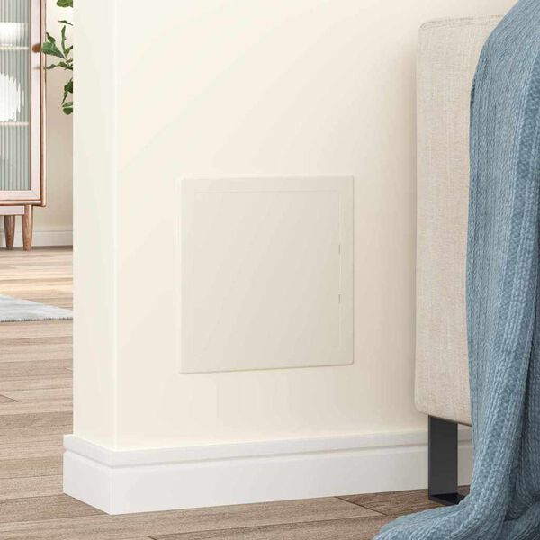 vidaXL Paneles de Acceso 2 pcs 20 x 20 cm Pl&aacute;stico ABS