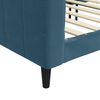 vidaXL Sof&aacute; cama sin colch&oacute;n terciopelo azul 80x200 cm