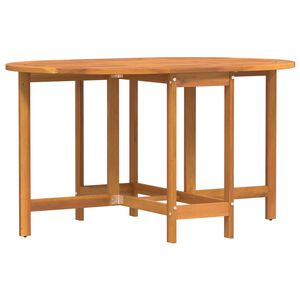 vidaXL Mesa de Jard&iacute;n Marr&oacute;n 110 x 60 x 72 cm Madera de Acacia S&oacute;lida