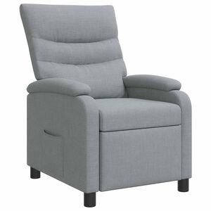 vidaXL Recliner Gris Claro Tela