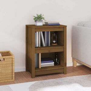 vidaXL Estanter&iacute;a madera maciza de pino marr&oacute;n miel 50x35x68 cm