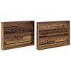 vidaXL Estante de revistas 2 uds. Madera vieja 100 x 12 x 70 cm