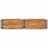 vidaXL Mueble de TV madera maciza de acacia 140x30x40 cm