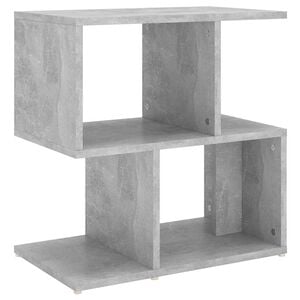 vidaXL Mesita de noche madera de ingenier&iacute;a gris hormig&oacute;n 50x30x51,5cm