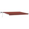 vidaXL Toldo retr&aacute;ctil Naranja y marr&oacute;n 400 x 300 cm Tela y Aluminio