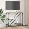 vidaXL Mesa Consola Roble artesanal 88,5 x 30 x 75 cm