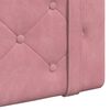 vidaXL Cabecera Colgante Rosa 190 x 55 x 5 cm Terciopelo
