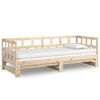 vidaXL Sof&aacute; cama extra&iacute;ble madera maciza de pino 2x(90x200) cm