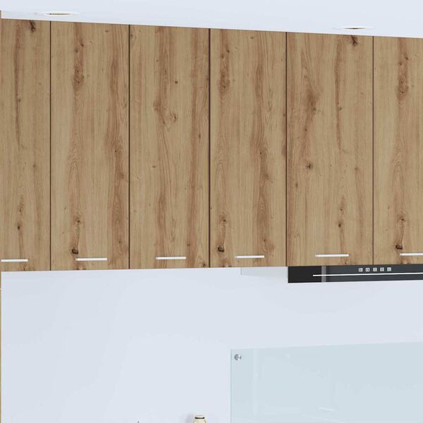 vidaXL Mueble colgante 2 pcs Roble Artesano y 30 x 31 x 80 cm