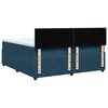 vidaXL Cama box spring con colch&oacute;n terciopelo azul 200x200 cm