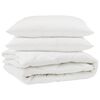 vidaXL Edred&oacute;n con almohada 3 uds. Microfibra