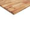 vidaXL Estante flotante madera acacia maciza acabado aceite 100x20x4cm