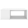 vidaXL Mesa de centro madera contrachapada blanco 90x67x33 cm