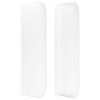 vidaXL Cabecero de cuero sint&eacute;tico blanco 103x16x78/88 cm