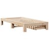 vidaXL Estructura de cama sin colch&oacute;n madera maciza de pino 90x190 cm