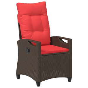 vidaXL Silla de jard&iacute;n reclinable 56 x 60 x 112 cm acero