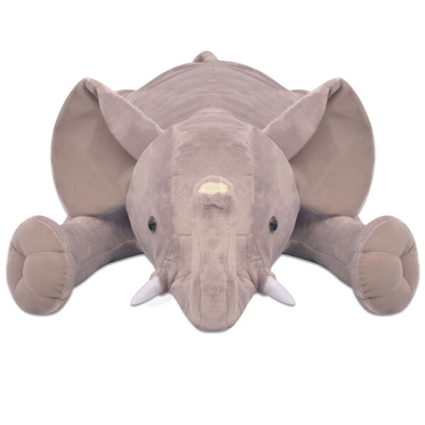 vidaXL Elefante de peluche grande XXL 120 cm