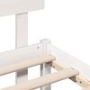 vidaXL Estructura de cama Blanco 150 x 200 cm Madera maciza de Pino