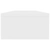 vidaXL Soporte para pantalla madera contrachapada blanco 100x24x13 cm