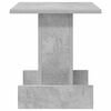 vidaXL Mesa Auxiliar Gris Concreto 35,5 x 35 x 40 cm