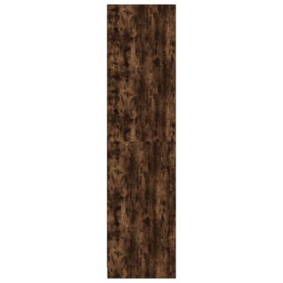 vidaXL Armario madera contrachapada color roble ahumado 100x50x200 cm