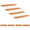 vidaXL Alfombras para escalones 8 uds. 110 x 25 x 2 cm Marr&oacute;n Claro