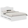 vidaXL Estructura de cama con caj&oacute;n 140 x 190 cm Madera Ingenieril