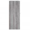 vidaXL Armarios de pared 2 uds madera de ingenier&iacute;a gris Sonoma