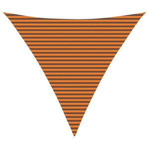 vidaXL Toldo Vela de Sombra Naranja y Marr&oacute;n 5 x 5 x 5 m