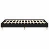 vidaXL Estructura de cama Roble negro 135 x 190 cm
