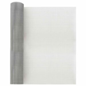 vidaXL Pantalla de malla 40 x 1000 cm 18 mesh Acero inoxidable 304
