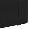 vidaXL Cabecera Colgante Liso Negro 150 x 55 x 5 cm tela