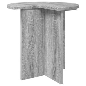 vidaXL Mesa lateral Gris Sonoma &Oslash; 39 x 38 cm Madera de Ingenier&iacute;a