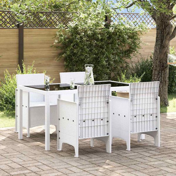 vidaXL Silla de Jardín 4 pcs 53 x 49 x 85 cm PP