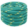 vidaXL Cuerda para barco 4 mm 25 m Verde